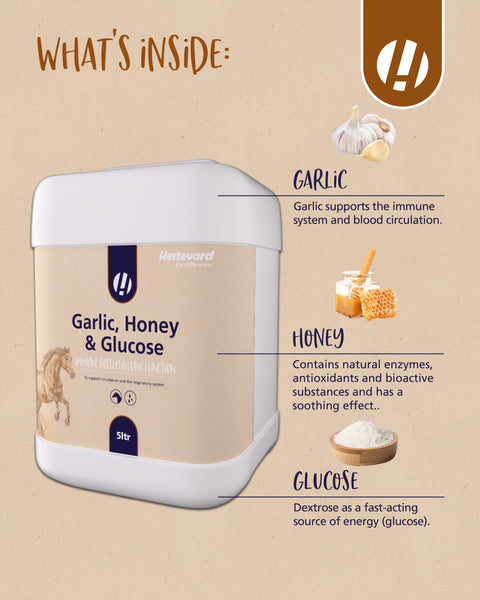 Hestevard Garlic Honey & Glucose